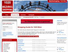 Tablet Screenshot of bezirksshopping.at